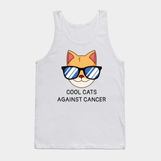 cool cats against cancer Tank Top